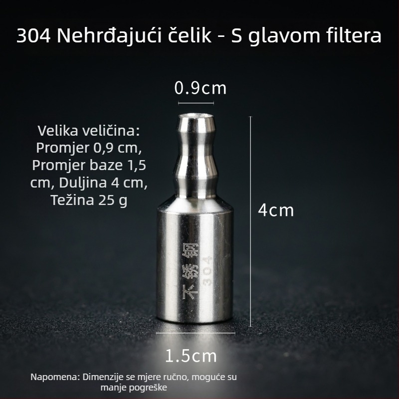 Nerđajući odvod s mrežom, lagana verzija, silikonsko crijevo za dovod vode – dodaci za čajnu tacnu