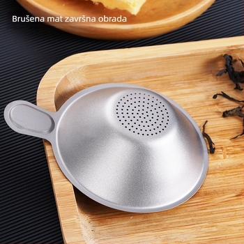 Filter za čaj od čistog titana, jednodijelni dizajn, višenamjenski infuzer s finom mrežicom, izdržljiv