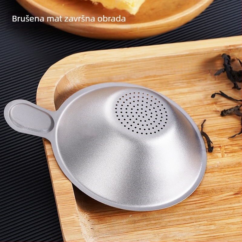 Filter za čaj od čistog titana, jednodijelni dizajn, višenamjenski infuzer s finom mrežicom, izdržljiv