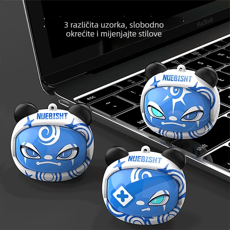 2025 nove in-ear Bluetooth slušalice s rotirajućim dizajnom, dugotrajna baterija (4–8 h), redukcija šuma, niska latencija za e-sport, stil nacionalnog trenda