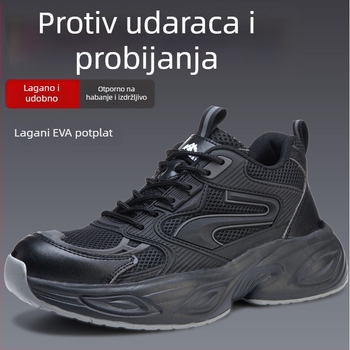 Muške cipele za zaštitu na radu, otporne na probijanje i udar, četiri sezone, lagane, protuklizne