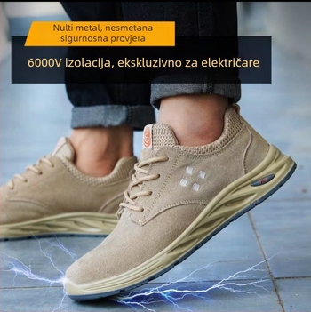 Električarska izolacijska obuća 6 kV, lagana meka potplata, otpornost na udarac i probijanje, radna sigurnosna obuća za gradilište