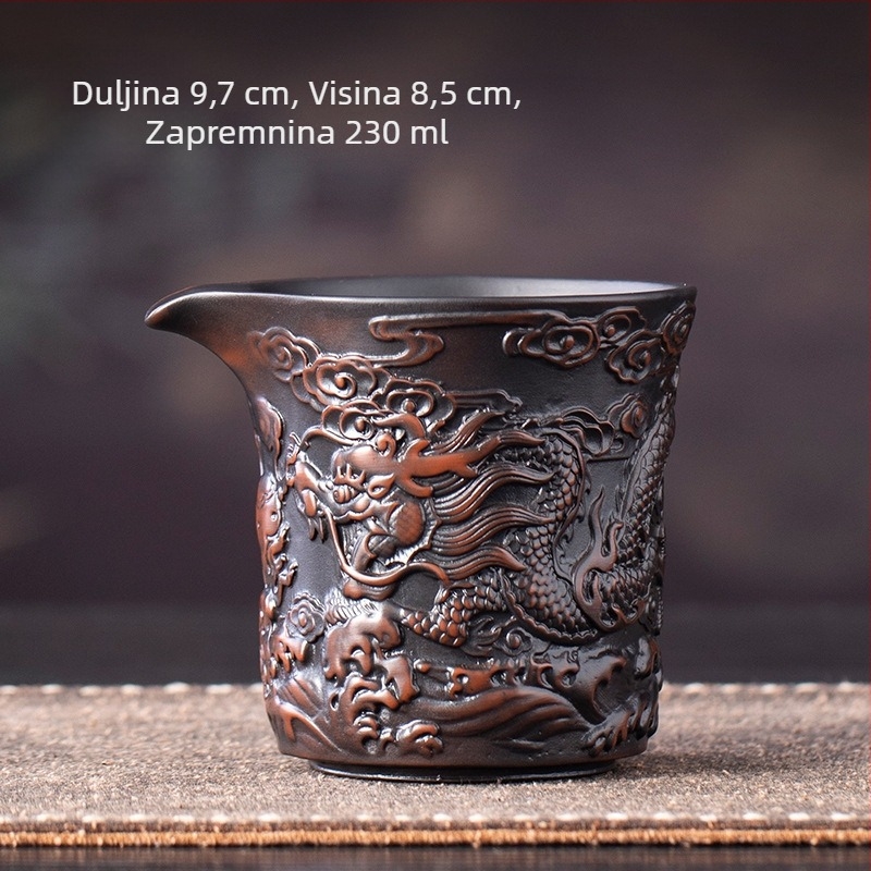 2024 nova premium ljubičasta glina Xianglong Gongdao šalice za kućni Kung Fu čajni set s priborom za dijeljenje čaja, čašom za izlijevanje i čajnom tacnom