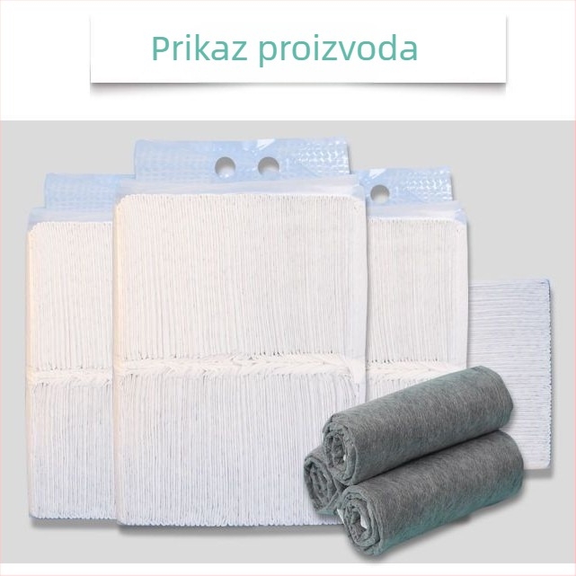 Podloga za kućne ljubimce s bambusovim aktivnim ugljem, jednokratna, debeli upijajući jastučić za pse