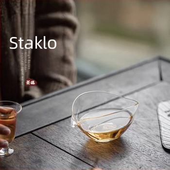 Prozirni Gongfu čajni set od debelog stakla s čašicom za ravnomjernu raspodjelu čaja, japanski stil, otporno na visoke temperature