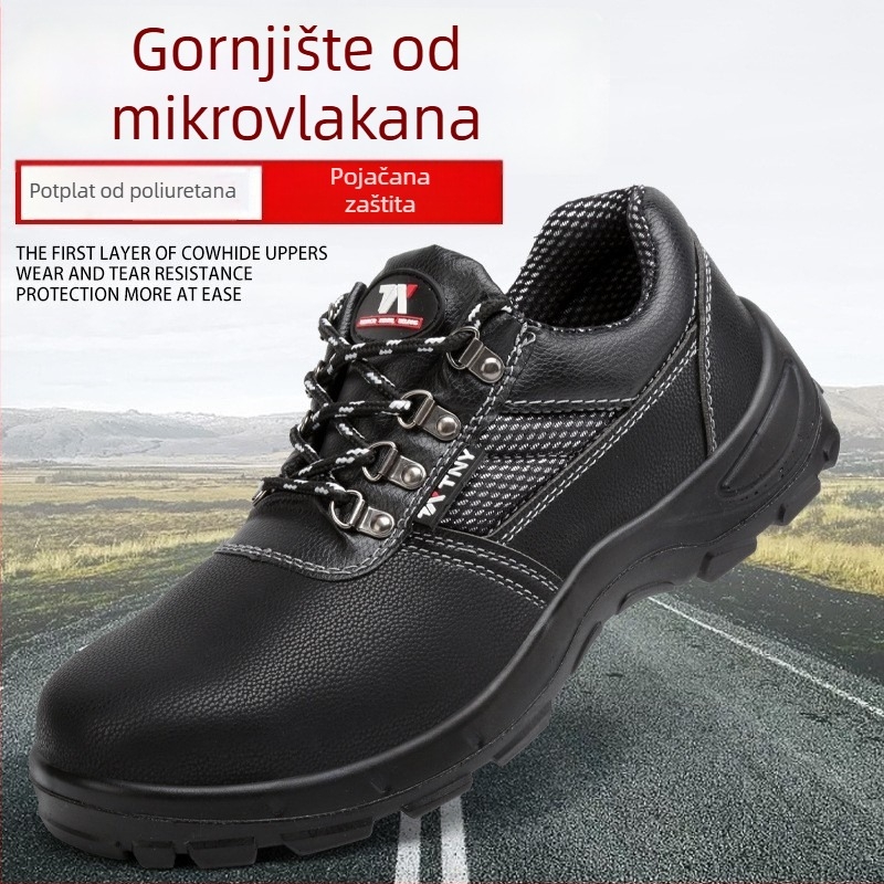 Lagane zaštitne cipele protiv udara i probijanja, otporne na habanje i prašinu za gradilišta
