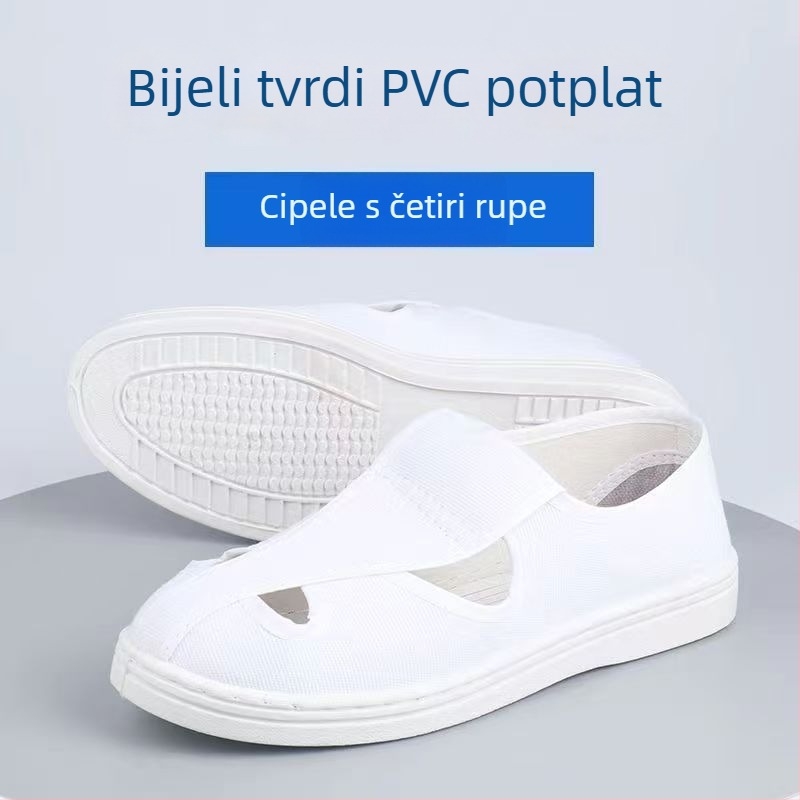 PVC antistatijske radne cipele bez prašine za elektroniku, prozračne i udobne, unisex
