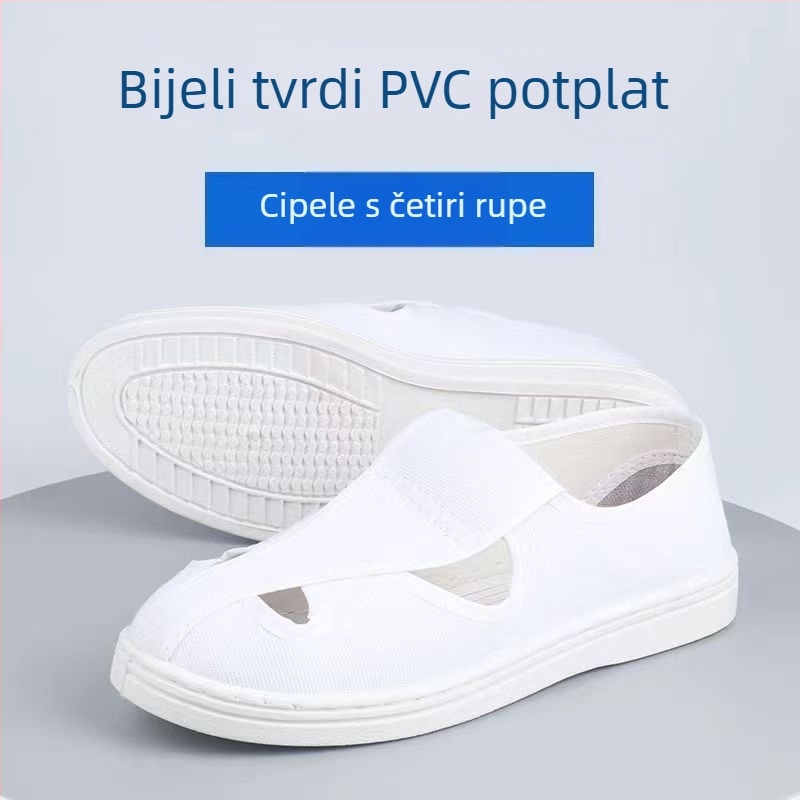PVC antistatijske radne cipele bez prašine za elektroniku, prozračne i udobne, unisex