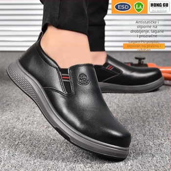 Niske slip-on cipele za zaštitu protiv statičnosti, zaštita od udara i perforacije, PU, otporne na prašinu, klizanje, habanje i ulje.