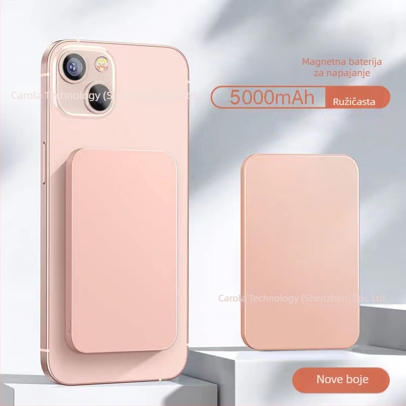 Izuzetno tanak magnetski bežični power bank 10000 mAh za iPhone 11–16