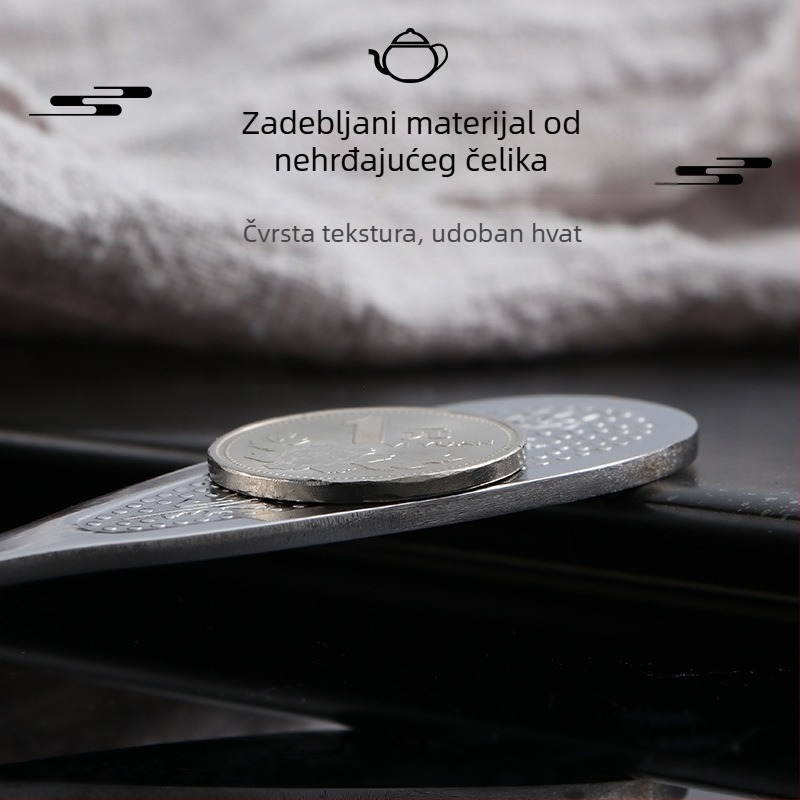 Pu'er čaj nož od nehrđajućeg čelika 410, debeli klasični šablon za bijeli čaj, alat za otvaranje čajnih kolača i dodaci