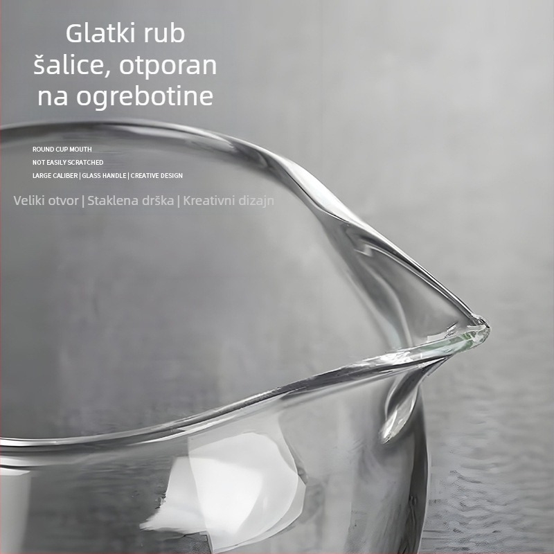 Stakleni čajni set Zmaj i Feniks sa čajnikom Gongfu stila za dom i ured