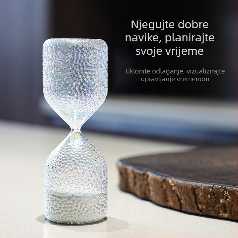 Skandinavski dom: šarena staklena pješčani sat, kreativni poklon i kućna dekoracija
