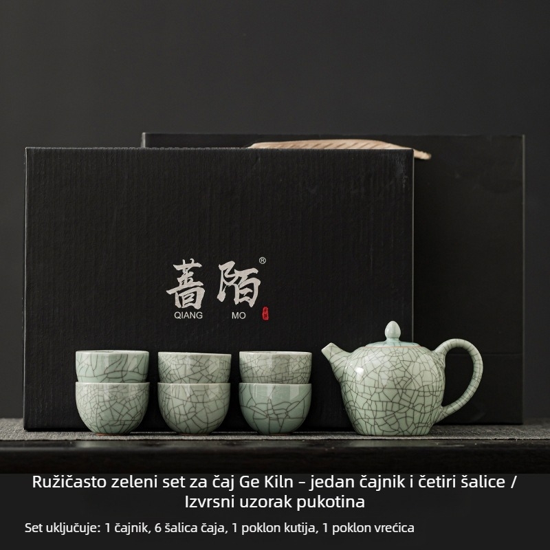 Prilagođeni Ge Kiln keramički set Kung-Fu čaj za dom i ured