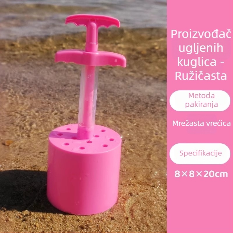 Dječji set: kalup za snježne kugle i igre na plaži, lopata za pijesak, pješčani sat i kanta za plažu