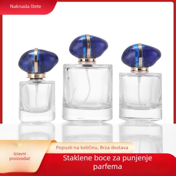 30 ml staklena bočica za parfem s raspršivačem, prazna kozmetička boca, prijenosni luksuzni dizajn