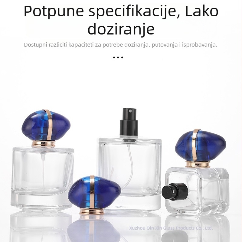 30 ml staklena bočica za parfem s raspršivačem, prazna kozmetička boca, prijenosni luksuzni dizajn