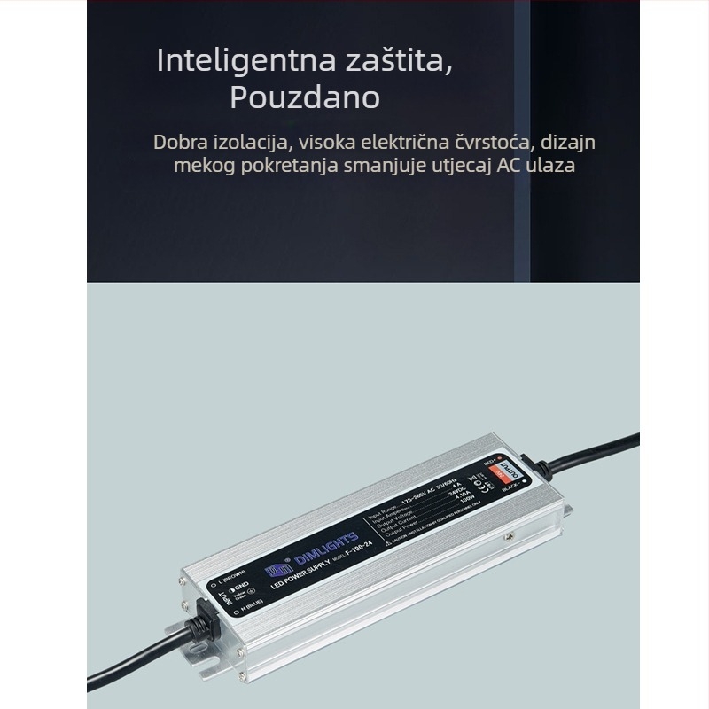 IP67 vodootporno vanjsko LED napajanje za LED trake 12V/24V – konstantnog napona, LED pogonski ispravljač FG