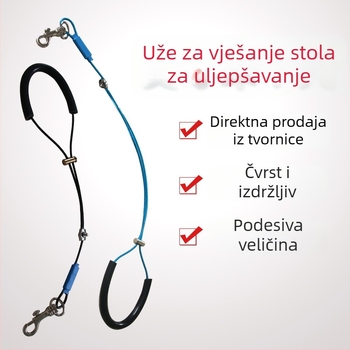 Stol za njegu kućnih ljubimaca s boom rukom, najlonskim pojaseom i upravljačkim užetom – pričvršćujuće užad za kupanje pasa i mačaka
