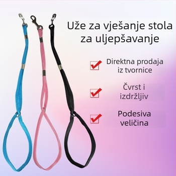 Stol za njegu kućnih ljubimaca s boom rukom, najlonskim pojaseom i upravljačkim užetom – pričvršćujuće užad za kupanje pasa i mačaka