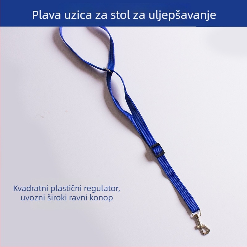 Stol za njegu kućnih ljubimaca s boom rukom, najlonskim pojaseom i upravljačkim užetom – pričvršćujuće užad za kupanje pasa i mačaka