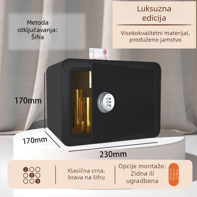 Kutija za pohranu kućnih dokumenata, knjiga o registraciji kućanstva i male kartice