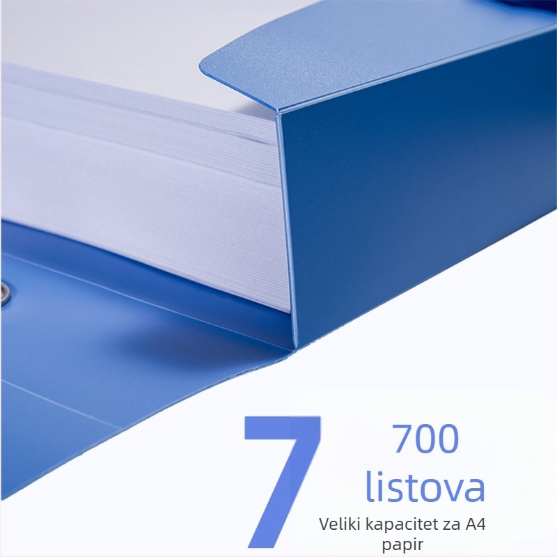 A4 PVC kutija za dokumente, sklopiva, 55 mm fascikl