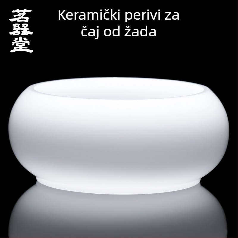 Stakleni set za pranje čaja s velikom šalicom i spremnikom čajnih taloga, dodatna oprema od debelog stakla