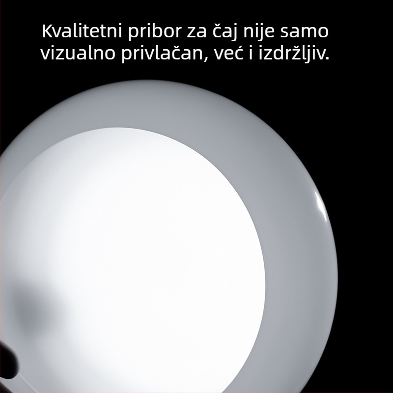 Stakleni set za pranje čaja s velikom šalicom i spremnikom čajnih taloga, dodatna oprema od debelog stakla
