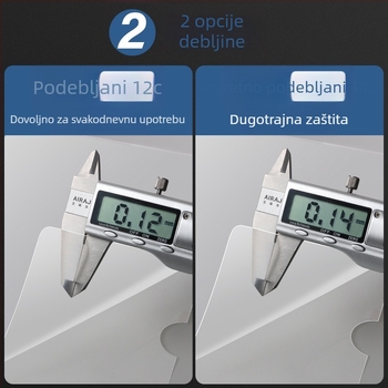 A4 prozirni L-oblik fascikl s klipom, kapacitet 2 stranice, ojačan za trajnost, pogodan za studentske životopise