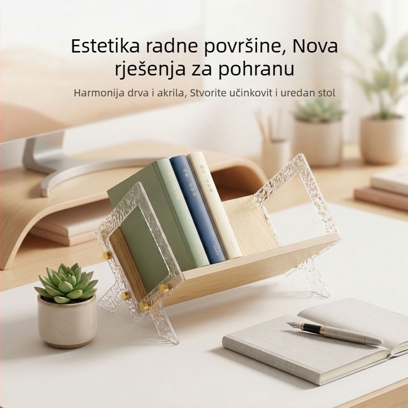 Nordijski stolni regal za knjige i časopise