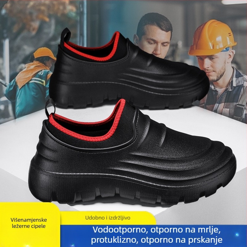 Unisex vodootporne radne cipele za restoran, velika veličina, protuklizne