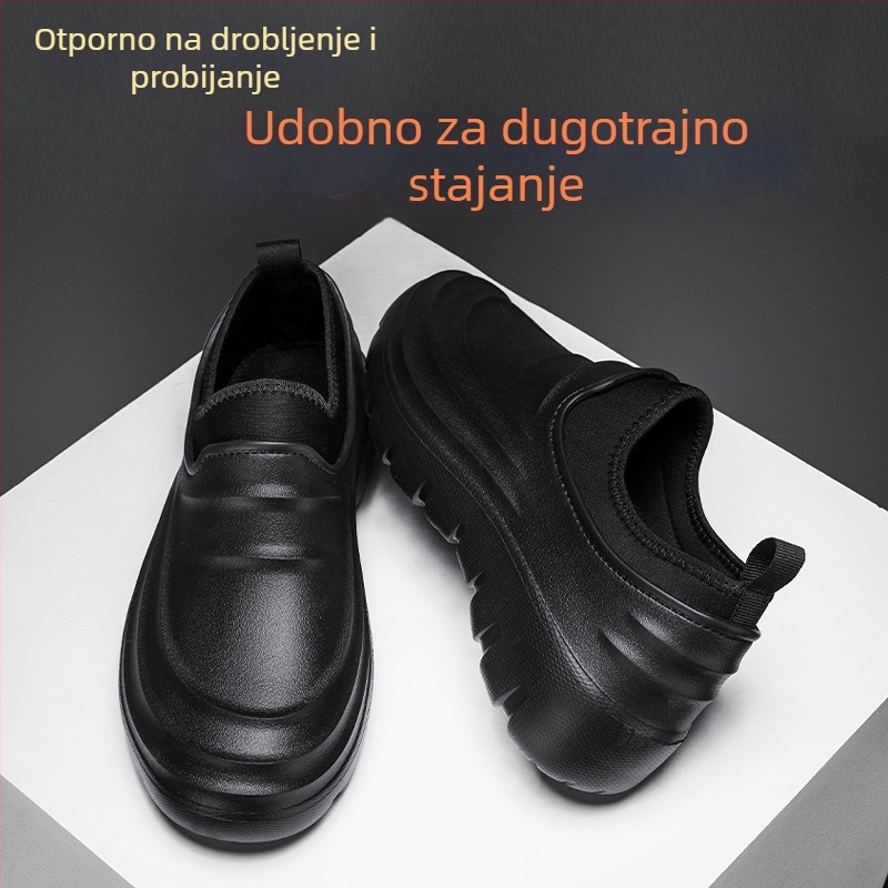 Unisex vodootporne radne cipele za restoran, velika veličina, protuklizne