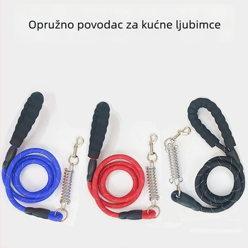Vanjski kaiš za kućne ljubimce s elastičnim užetom za male, srednje i velike pse