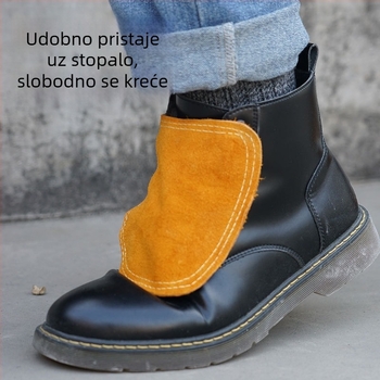 Kožni zaštitni navlaci za cipele za zavarivanje, toplinska izolacija, zaštita od opeklina, otporni na plamen, zaštita stopala