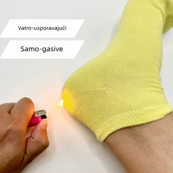 Kevlar čarape za zaštitu: otporne na vatru i visoke temperature, za gašenje požara, industrijske poslove i intervencije u šumama; odvlažuju vlagu