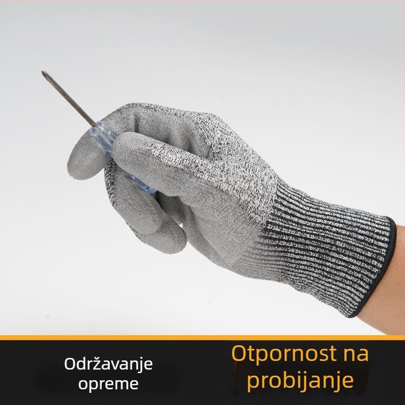 Dengsheng 659 Rukavice protiv rezanja, razina 5, Soft Armor, Debele, Otporne kuhinjske rukavice HPPE