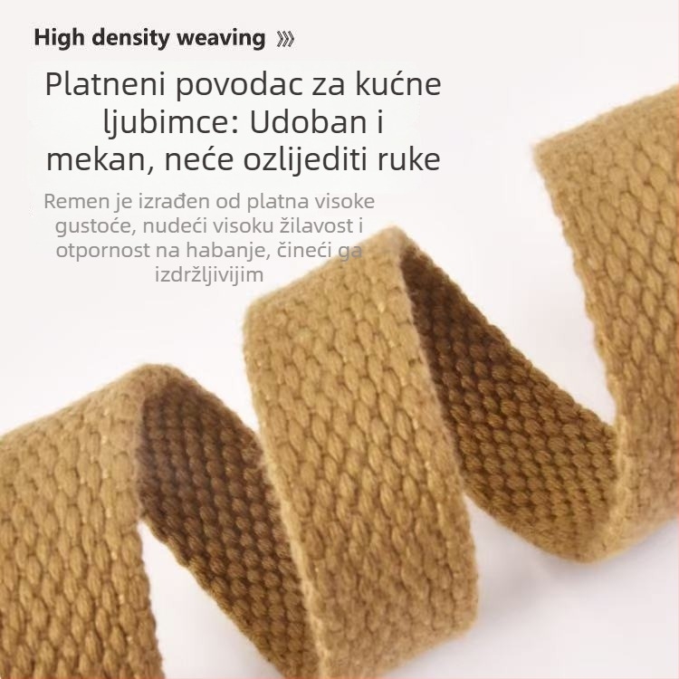 Debeli najlonski povodac i ogrlica za male i velike pse, pogodna za Zlatnog retrivera, Labradora i Njemačkog ovčara.