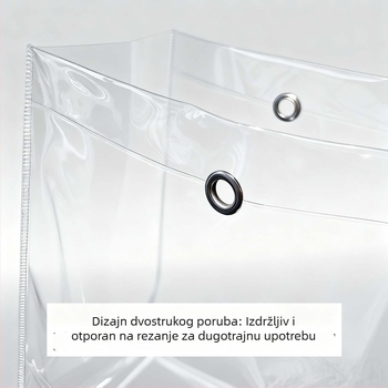 Proziran PVC zaštitni omot za tote torbu, prašno- i vodootporan, DIY navlaka za torbu, prilagodljivo