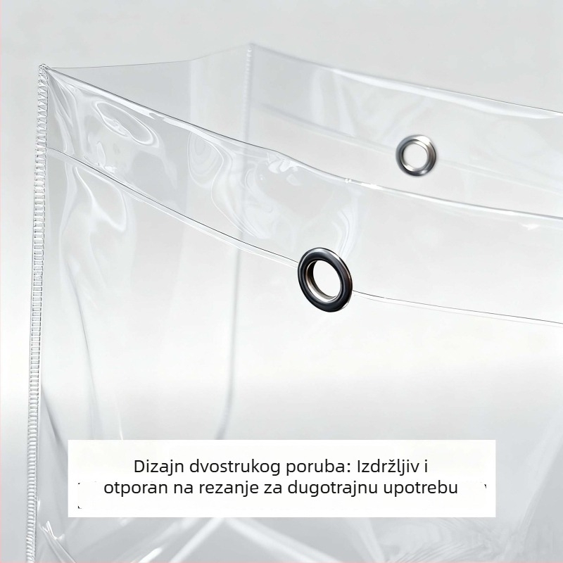 Proziran PVC zaštitni omot za tote torbu, prašno- i vodootporan, DIY navlaka za torbu, prilagodljivo