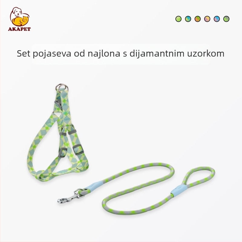 Povodac za pse s postrojom za male i srednje pse, za šetnje na otvorenom