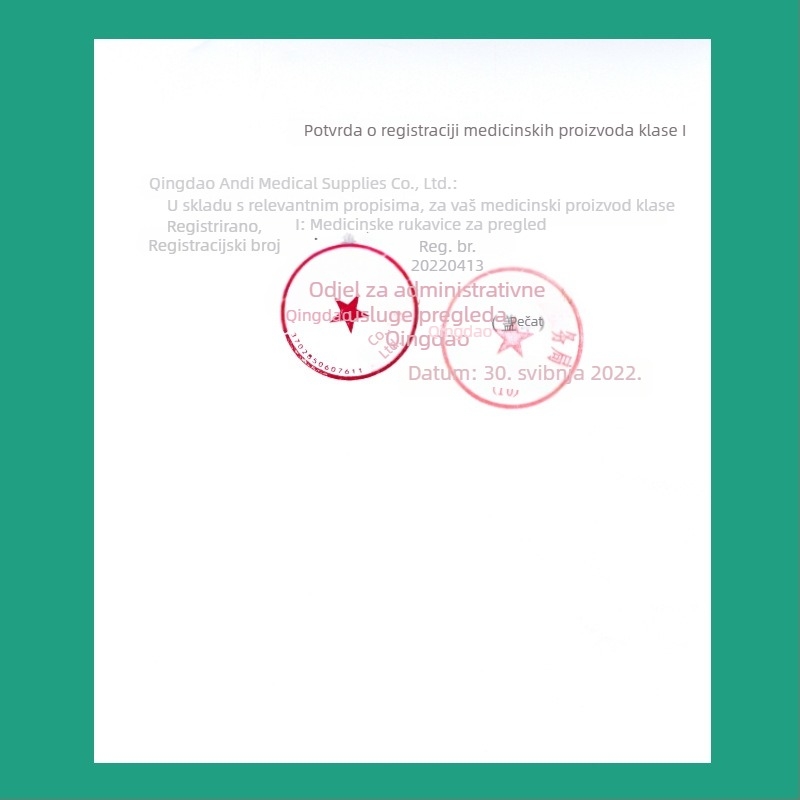 Jednokratne prozirne rukavice od polietilena, debljih za medicinske preglede; pogodne za kućnu upotrebu, ugostiteljstvo, ljepotu i frizerstvo.
