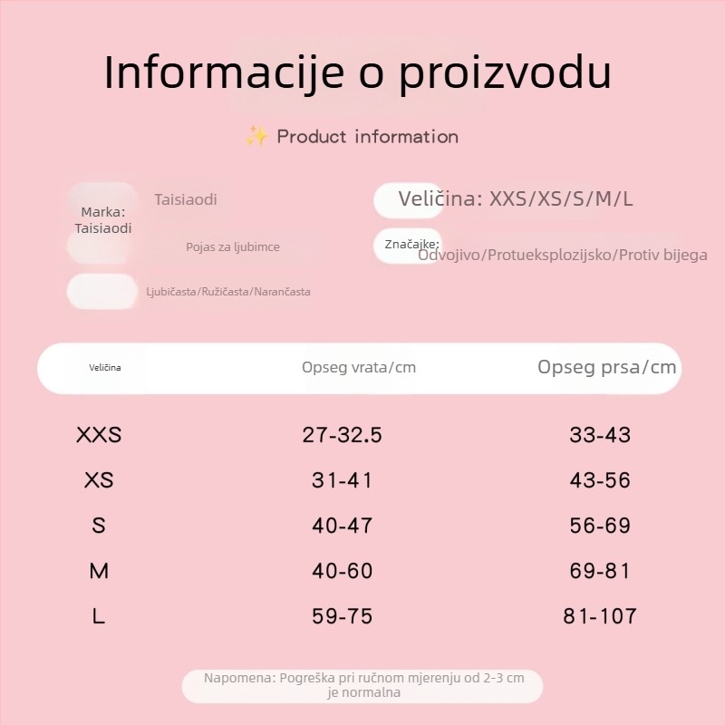 Šetnja psa s odvojnom igračkom, prsni i leđni pojas, za velike, srednje i male pse (corgi, šnaucer) za vanjske šetnje