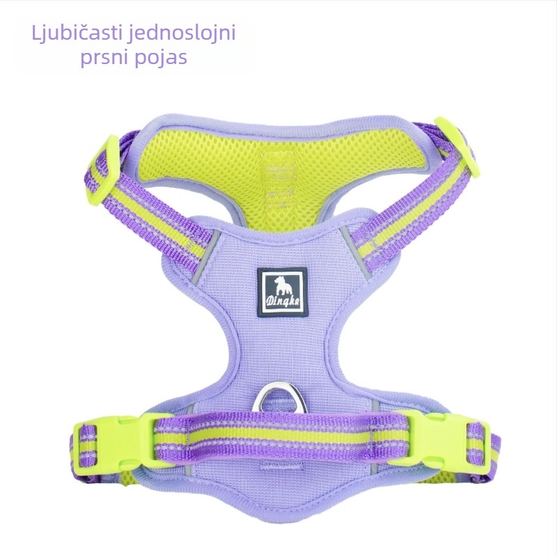 Šetnja psa s odvojnom igračkom, prsni i leđni pojas, za velike, srednje i male pse (corgi, šnaucer) za vanjske šetnje