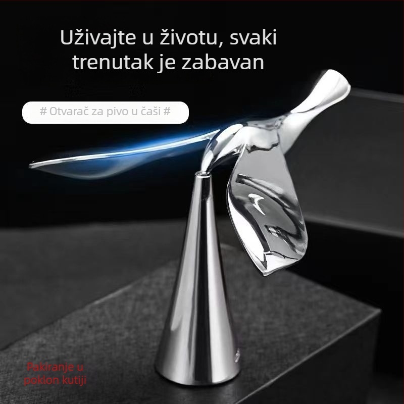 Otvarač za boce piva u obliku ptice, uravnotežen dizajn, stolna dekoracija, poklon