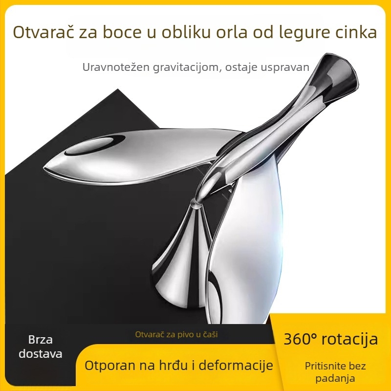 Otvarač za boce piva u obliku ptice, uravnotežen dizajn, stolna dekoracija, poklon