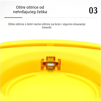 Višenamjenski otvarač za pivske limenke i boce, bez mrvljenja, rez na vrh, brzo otvaranje