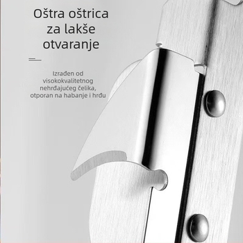 Univerzalni set alata za otvaranje piva, višenamjenski otvarač od nehrđajućeg čelika za konzerve i boce, vrhunska kvaliteta