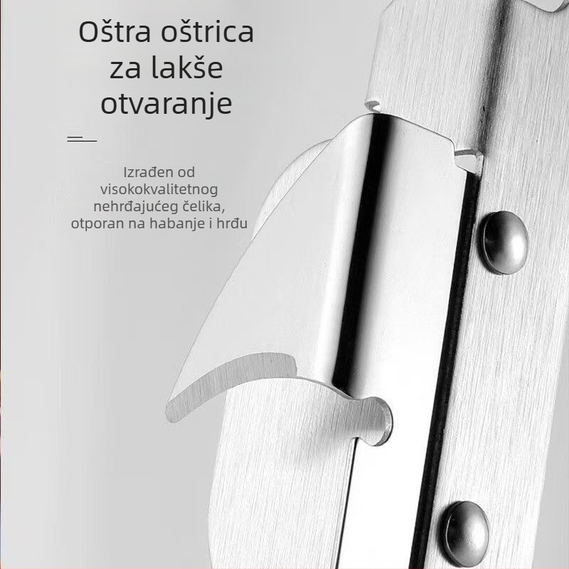Univerzalni set alata za otvaranje piva, višenamjenski otvarač od nehrđajućeg čelika za konzerve i boce, vrhunska kvaliteta