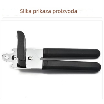 Višenamjenski otvarač za konzerve, poklopce i boce, nehrđajući čelik, kućna i komercijalna upotreba